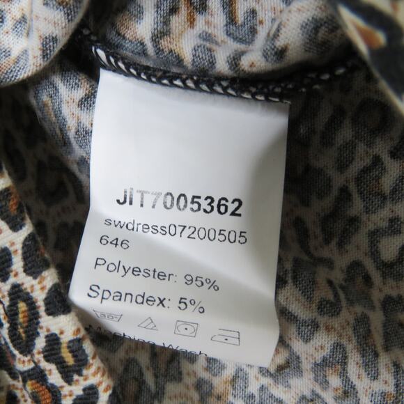 Shein Leopard Bodycon Mini Dress XS Going Out Cocktail Party Dress Cute - Picture 3 of 7